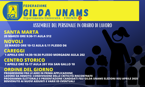 Assemblee diffuse dei lavoratori.