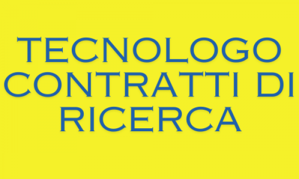 Tecnologo e contratti di ricerca